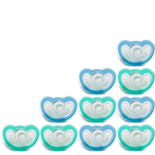 JollyPop Pacifier 10 Pack 0-3m Teal-Blue – Jollypop