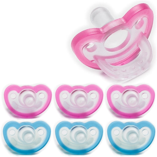 JollyPop Pacifier Value Pack Newborn Pink-Blue