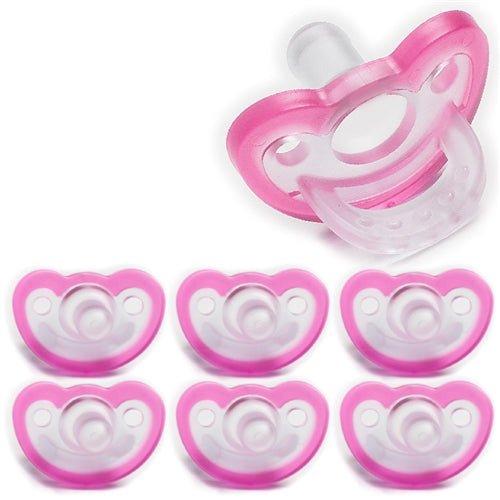 JollyPop Pacifier Value Pack Newborn Pink