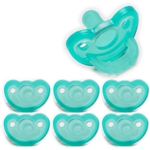 JollyPop Pacifier Value Pack 3m+ Solid Teal – Jollypop